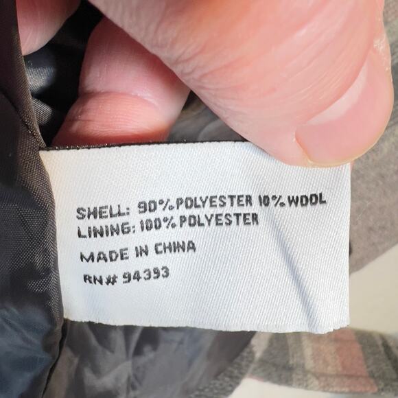 Coffee Shop Kids Mid Length Coat Girl XL Belted DEEEP Hood Poly Wool Blend Aztec - Picture 11 of 13